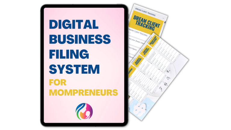 Digital Business Filing System For Mompreneurs